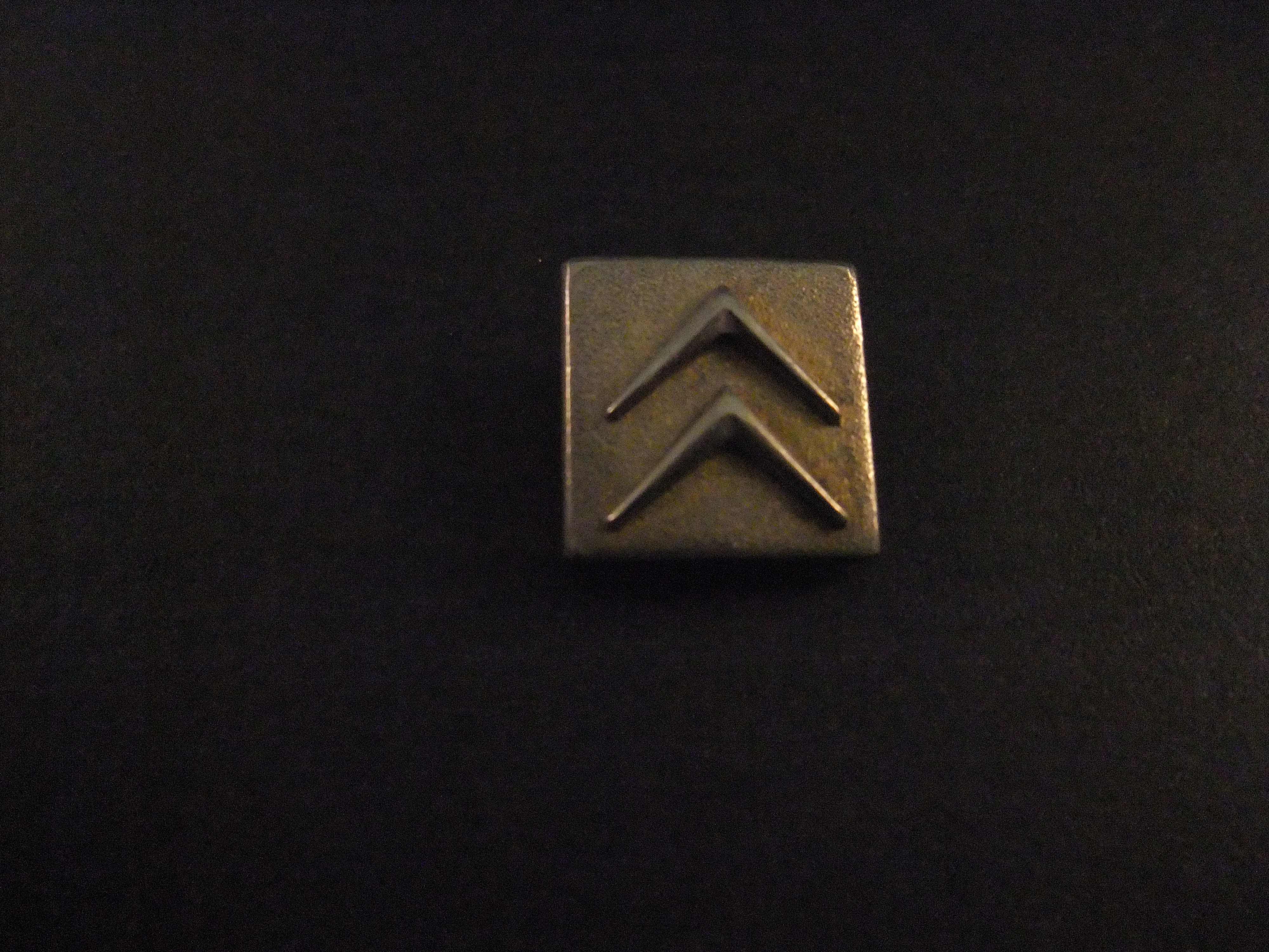 Citroën auto logo zilverkleurig